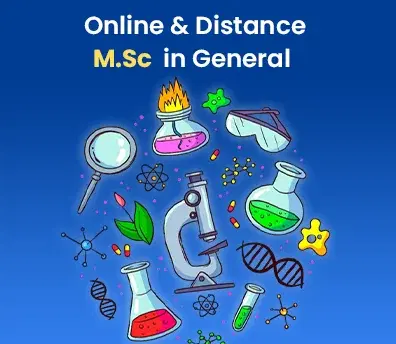 Online and distance in M.sc General